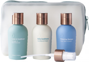 Mini-set recipiente goale pentru voiaj reutilizabile pentru îngrijirea părului