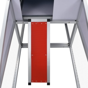 41323 Coteț de găini cu zonă de mișcare și repaus aluminiu - Img 5