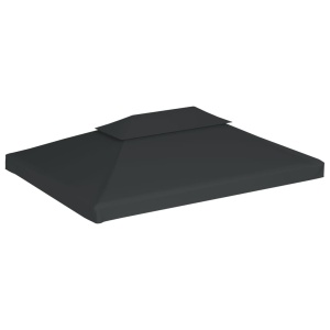 Acoperiș de pavilion, 2 niveluri, antracit, 4 x 3 m, 310 g/m² - Img 4