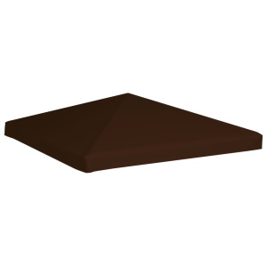 Acoperiș pentru pavilion, 3 x 3 m, maro, 310 g/m² - Img 4