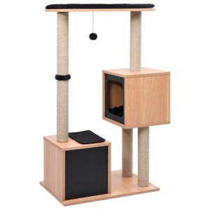 Ansamblu pentru pisici, covoraș din funie de sisal, 104 cm - Img 4