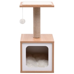 Ansamblu pentru pisici, covoraș din funie de sisal, 62 cm - Img 3