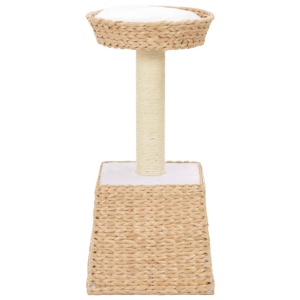 Ansamblu pentru pisici, stâlp cu funie de sisal, iarbă de mare - Img 3