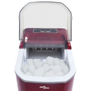 Aparat de făcut cuburi de gheață, roșu, 1,4 L, 15 kg / 24 h - Img 2