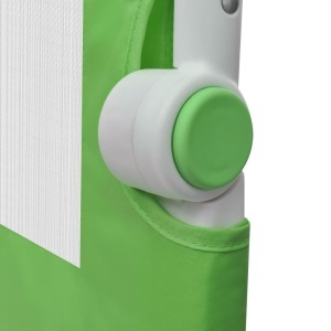 Balustradă de siguranță pentru pat de copil, verde, 102x42 cm - Img 5