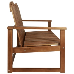 Bancă de grădină, 110 cm, lemn masiv de acacia - Img 3