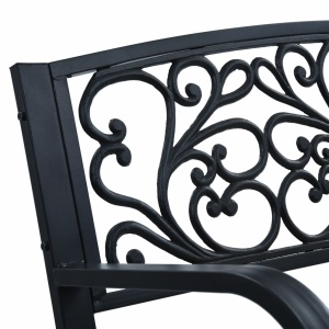 Bancă de grădină, 120 cm, lemn - Img 4