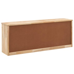 Bancă depozitare pantofi, 94x20x38 cm, lemn masiv de nuc - Img 4
