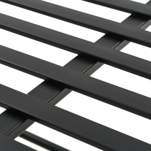 Bancă in stil vintage, negru, metal, 83x42x55 cm - Img 5