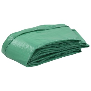 Bandă de siguranță trambulină rotundă de 3,66 m, verde, PE - Img 2