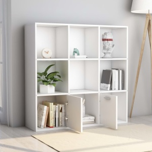 Bibliotecă, alb, 98 x 30 x 98 cm, PAL - Img 4