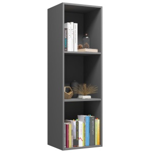 Bibliotecă/Comodă TV, gri, 36 x 30 x 114 cm, PAL - Img 3