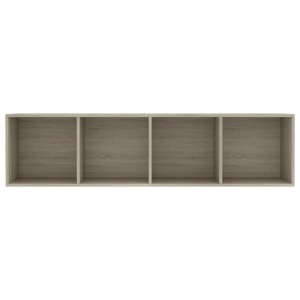 Bibliotecă/Comodă TV, stejar Sonoma, 143 x 30 x 36 cm - Img 5