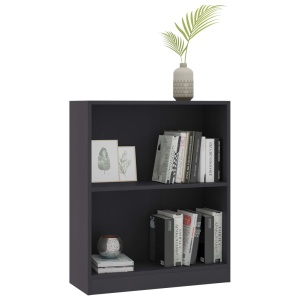 Bibliotecă, gri, 60 x 24 x 74,5 cm, PAL - Img 3