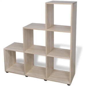 Bibliotecă in trepte / Raft de expunere 107 cm Stejar - Img 2