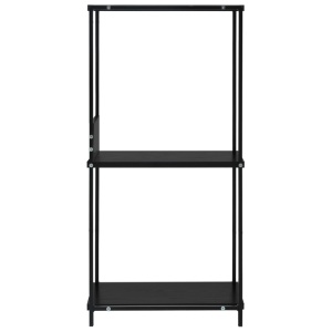 Bibliotecă mică, negru, 33,5 x 39,6 x 79,7 cm, PAL - Img 4