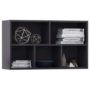Bibliotecă/Servantă, gri, 45 x 25 x 80 cm, PAL - Img 8