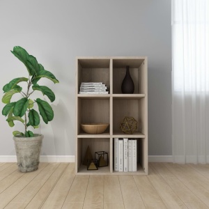 Bibliotecă/Servantă, stejar Sonoma, 66 x 30 x 97,8 cm, PAL