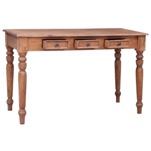 Birou cu sertare, 117 x 57 x 75 cm, lemn masiv reciclat - Img 2