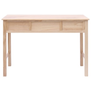Birou de scris, culoare naturală, 110 x 45 x 76 cm, lemn - Img 4