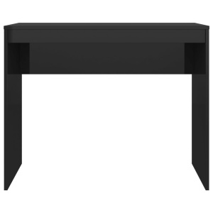 Birou, negru foarte lucios, 90 x 40 x 72 cm, PAL - Img 4