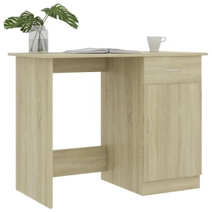 Birou, stejar Sonoma, 100 x 50 x 76 cm, PAL - Img 3