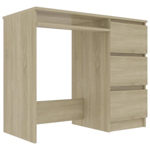 Birou, stejar Sonoma, 90 x 45 x 76 cm, PAL - Img 2