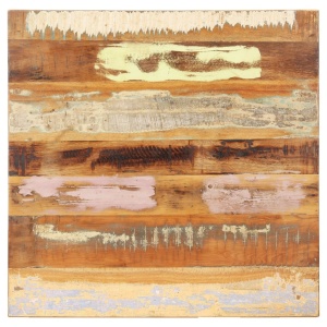 Blat de masă pătrat, 70 x 70 cm, lemn masiv reciclat, 15-16 mm - Img 2