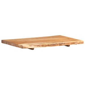 Blat lavoar de baie, 80 x 55 x 3,8 cm, lemn masiv de acacia - Img 6