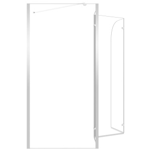 Cabină de baie, 120x69x130 cm, sticlă securizată, transparent - Img 9
