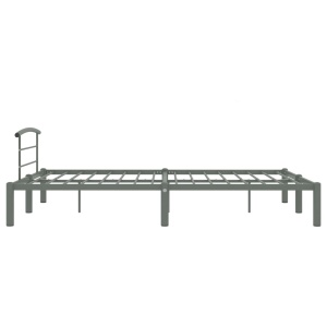 Cadru de pat, gri, 160 x 200 cm, metal - Img 7