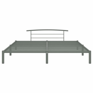 Cadru de pat, gri, 180 x 200 cm, metal - Img 2
