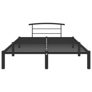 Cadru de pat, negru, 160 x 200 cm, metal - Img 3