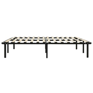 Cadru de pat, negru, 180 x 200 cm, metal - Img 4