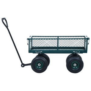 Cărucior manual de grădină, verde, 250 kg - Img 7