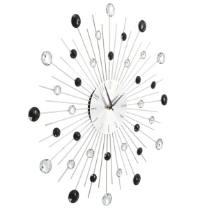 Ceas de perete, mecanism cuarț, 50 cm, design modern - Img 3