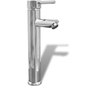 Chiuvetă de baie cu robinet mixer, ceramică, dreptunghiular alb - Img 6