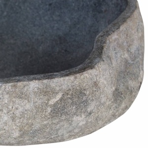 Chiuvetă din piatră de râu, 30-37 cm, oval - Img 3