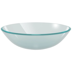 Chiuvetă din sticlă securizată, 42 cm, mătuită - Img 2