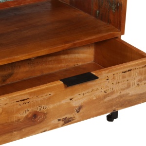 Comodă TV, 118 x 35 x 45 cm, lemn masiv reciclat - Img 8