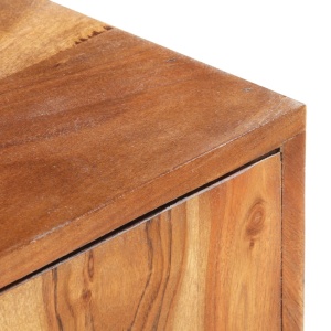 Comodă TV, 140 x 30 x 50 cm, lemn masiv de acacia - Img 6