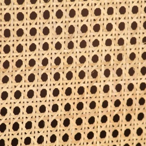 Comodă TV, 140x30x40 cm, lemn mango &amp; trestie de zahăr naturală - Img 4