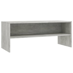 Comodă TV, gri beton, 100 x 40 x 40 cm, PAL - Img 2
