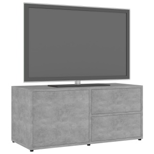 Comodă TV, gri beton, 80 x 34 x 36 cm, PAL - Img 4