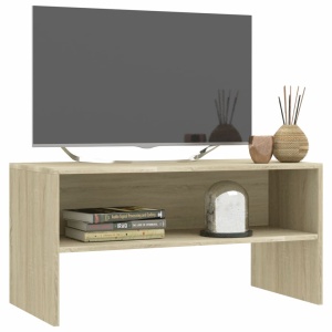 Comodă TV, stejar Sonoma, 80x40x40 cm, PAL - Img 3