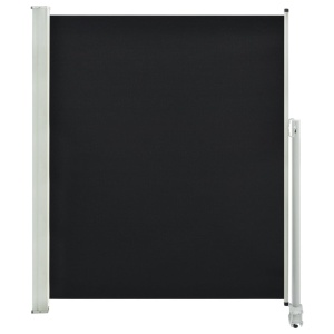 Copertină laterală retractabilă, negru, 160 x 300 cm - Img 2