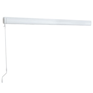 Copertină manuală tip casetă, albastru și alb, 500 x 300 cm - Img 4