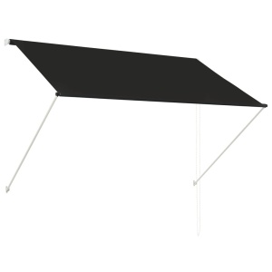 Copertină retractabilă, antracit, 200 x 150 cm - Img 2