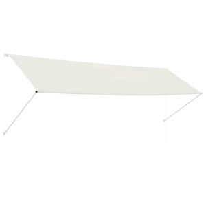 Copertină retractabilă, crem, 400 x 150 cm - Img 2
