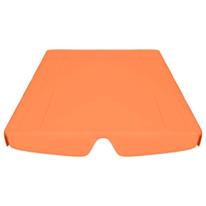 Copertină rezervă leagăn grădină portocaliu 226x186 cm 270 g/m² - Img 4